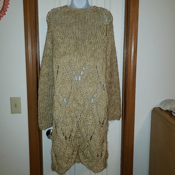 Hand Knit Wool Jacket - Picture 2 of 7
